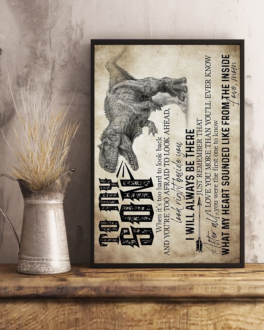 To My Son Poster - Great Gifts For Your Son-A Loves Gift