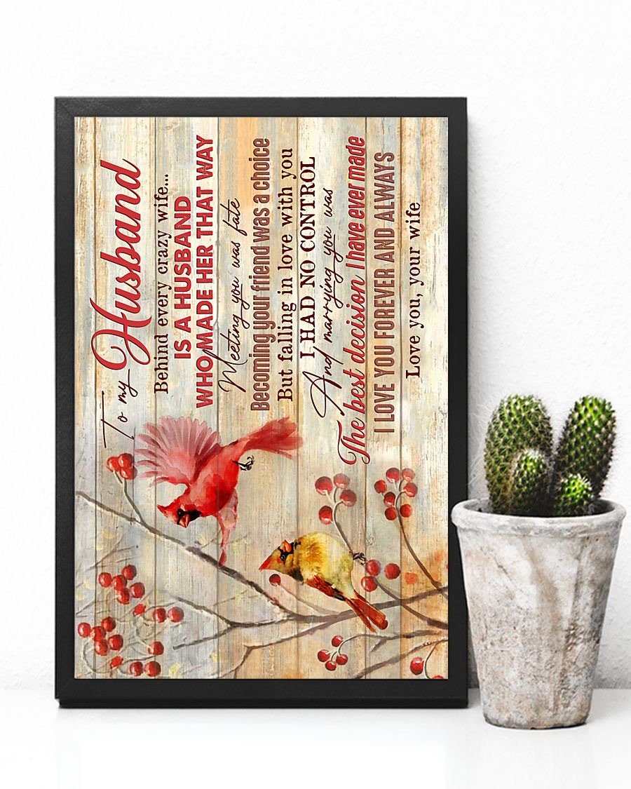 Perfect Gifts For Husband - To My Husband Poster-A Loves Gift