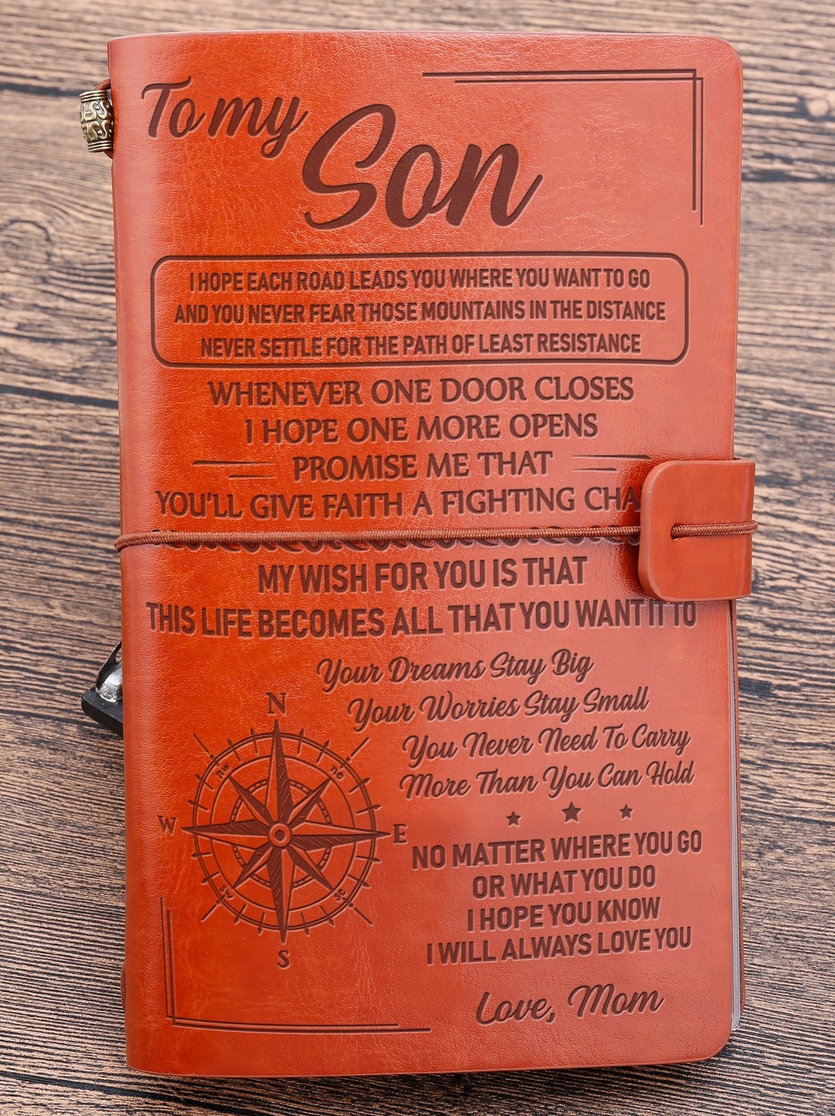 To My Son - Vintage Journal Notebook-A Loves Gift