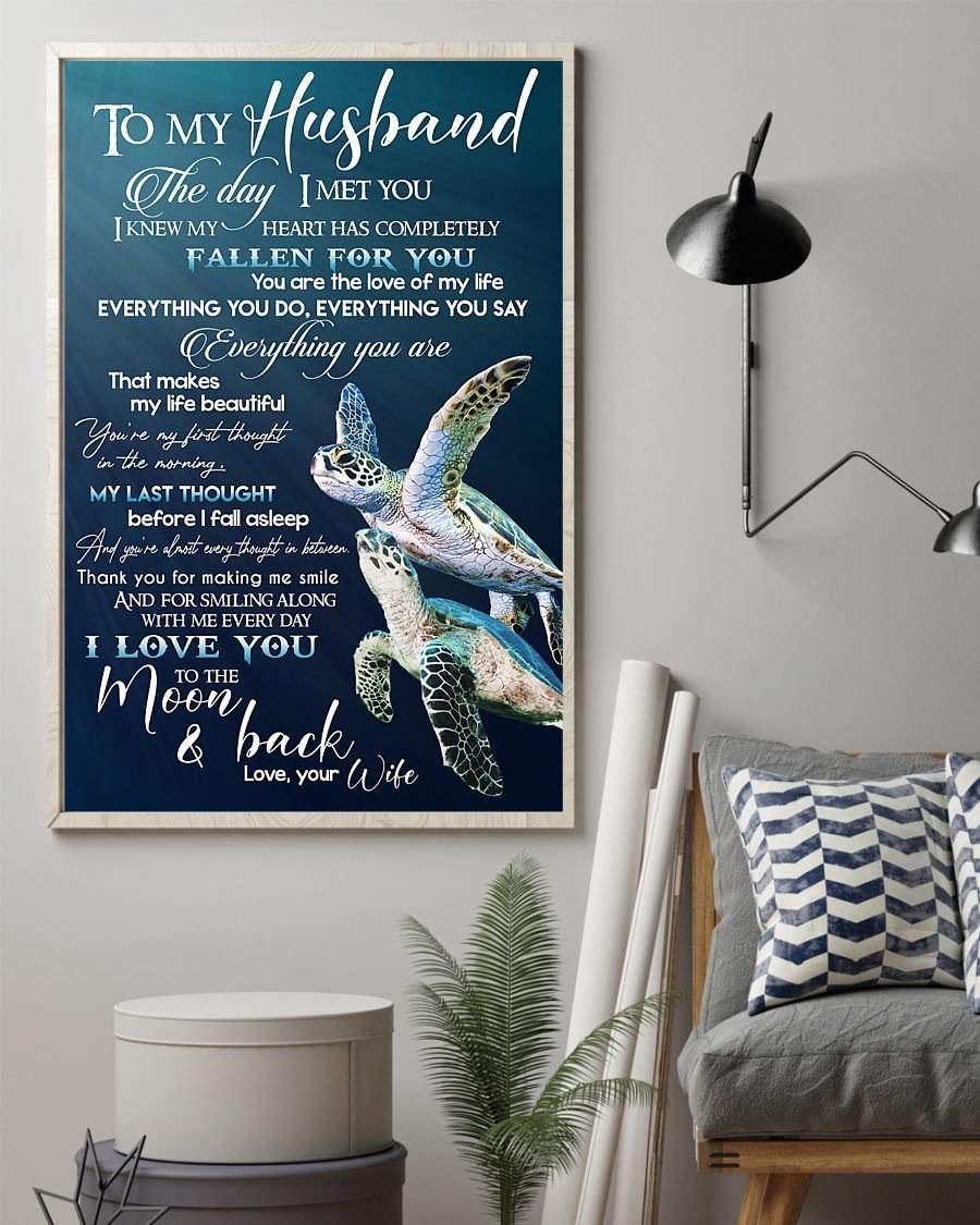 Perfect Gifts For Husband - To My Husband Poster-A Loves Gift