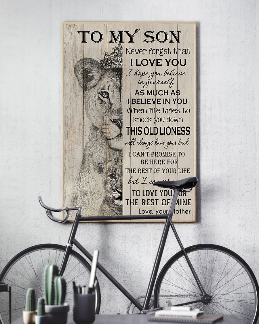 To My Son Poster - Great Gifts For Your Son-A Loves Gift