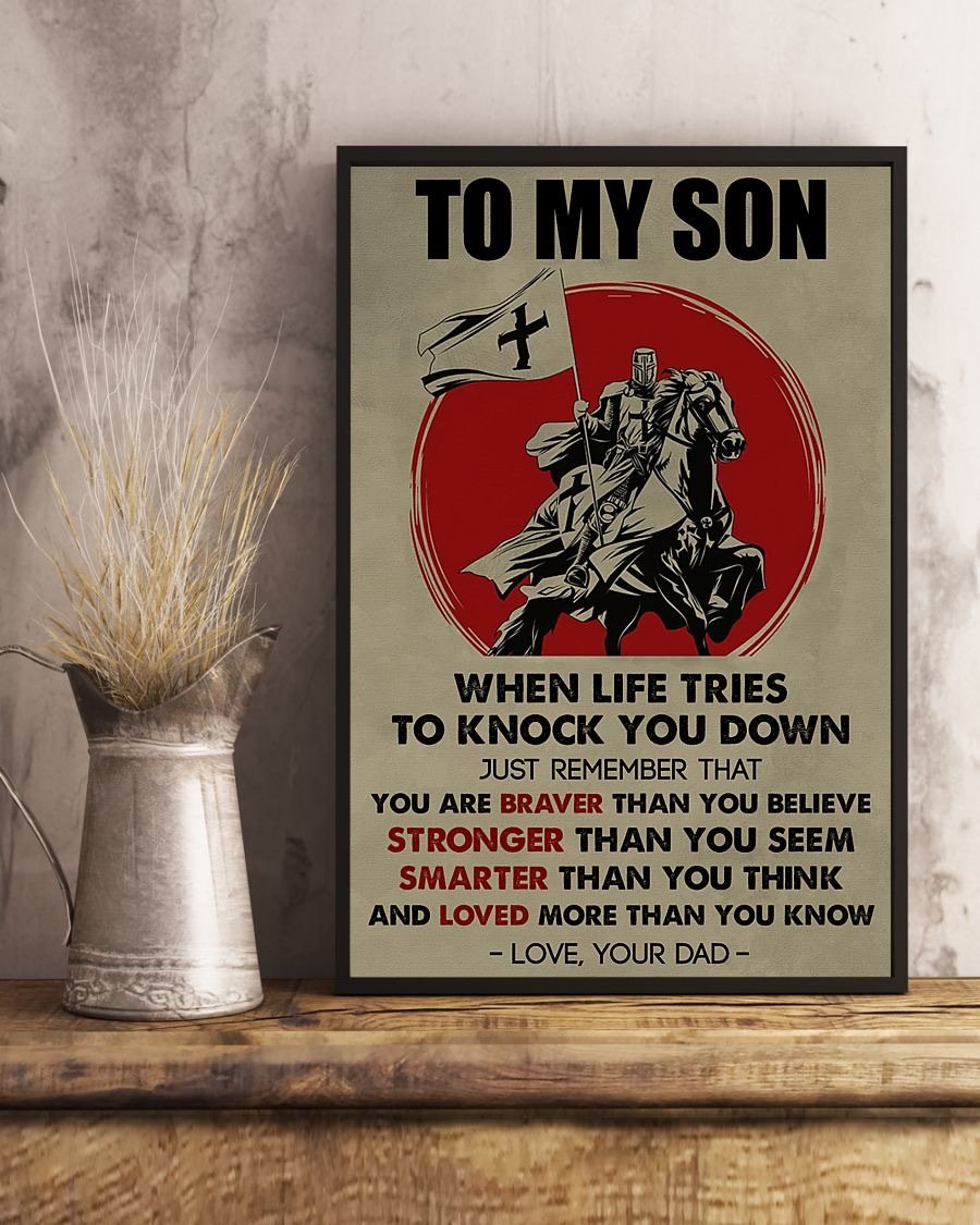 To My Son Poster - Great Gifts For Your Son-A Loves Gift