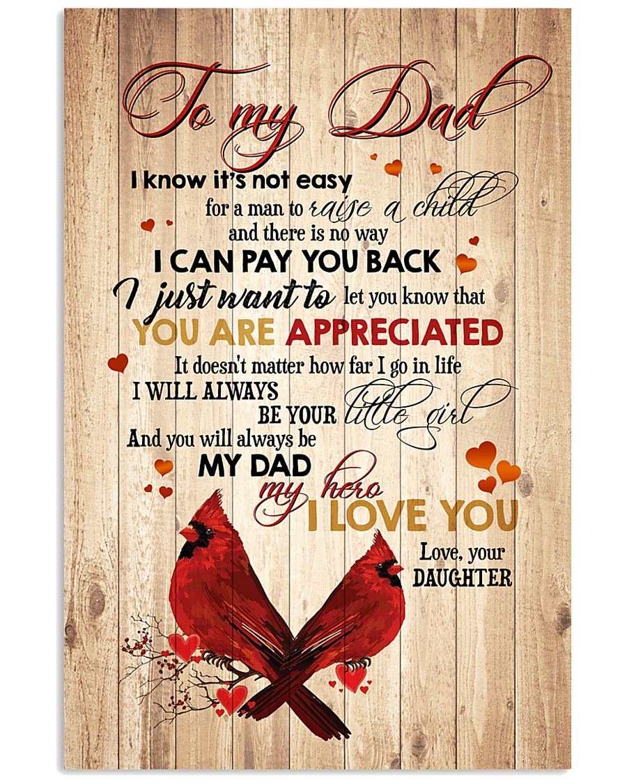 To My Dad Poster-A Loves Gift