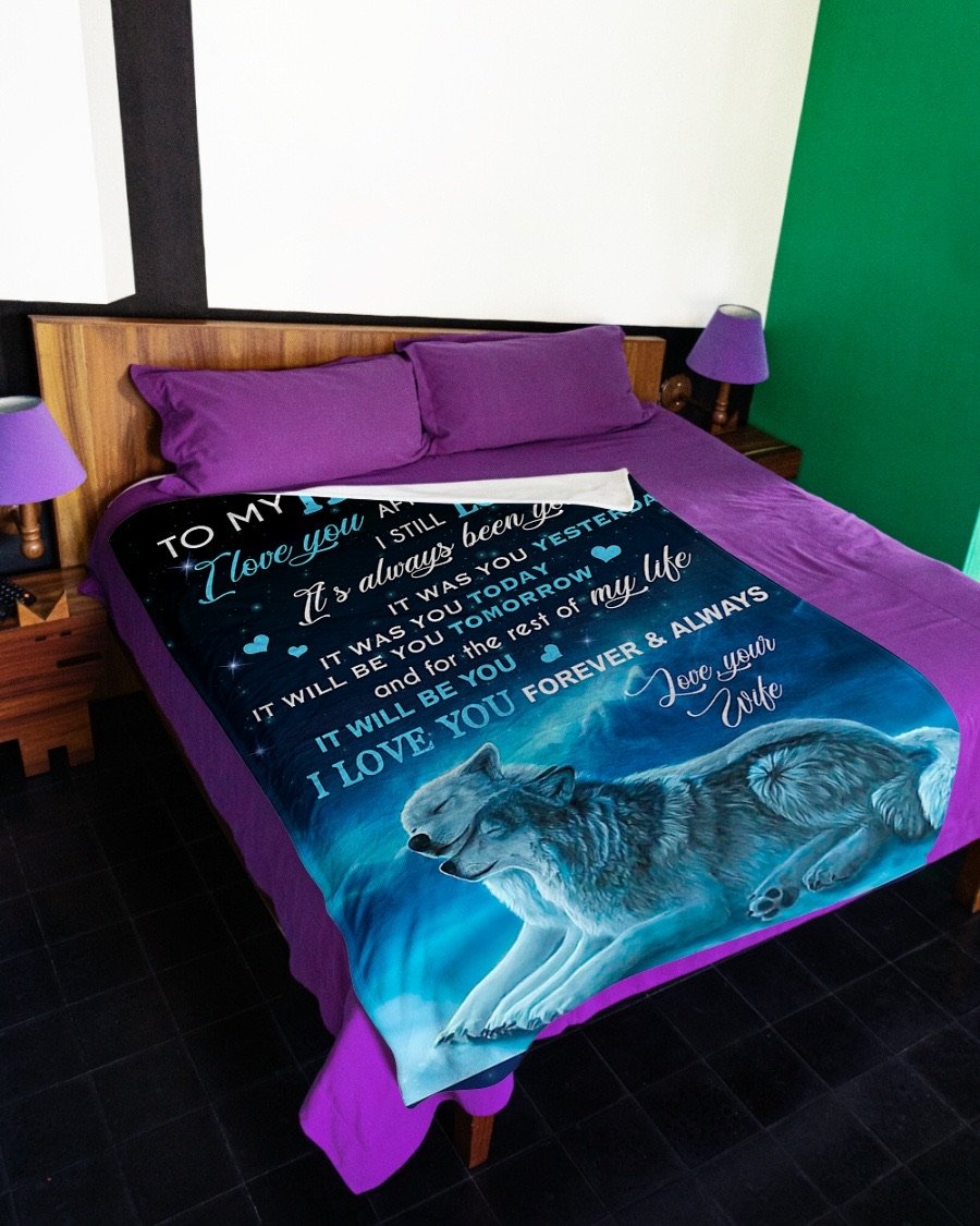 Fleece Blanket - To My Husband Fleece Blanket-A Loves Gift