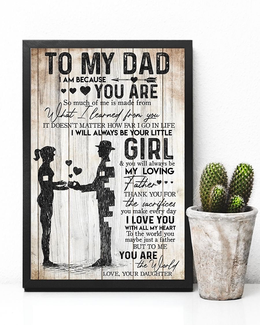 To My Dad Poster-A Loves Gift