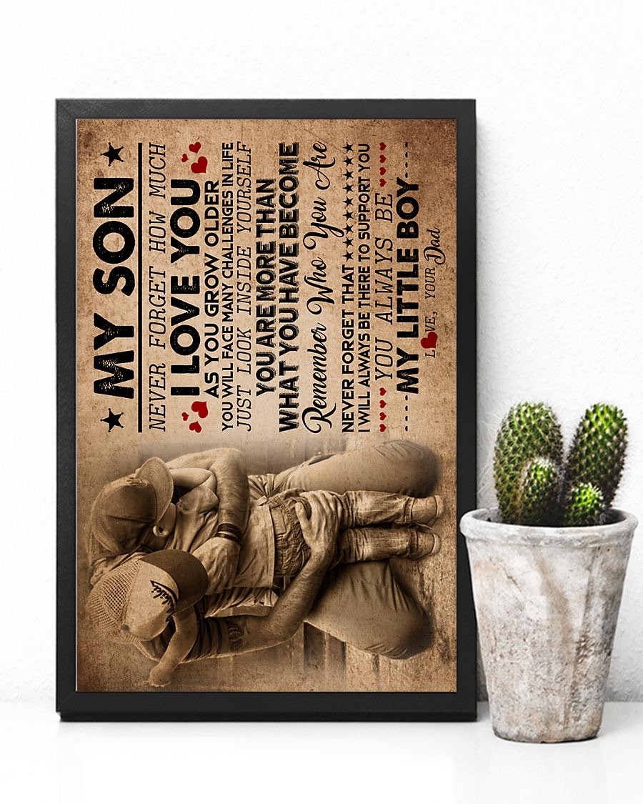 To My Son Poster - Great Gifts For Your Son-A Loves Gift