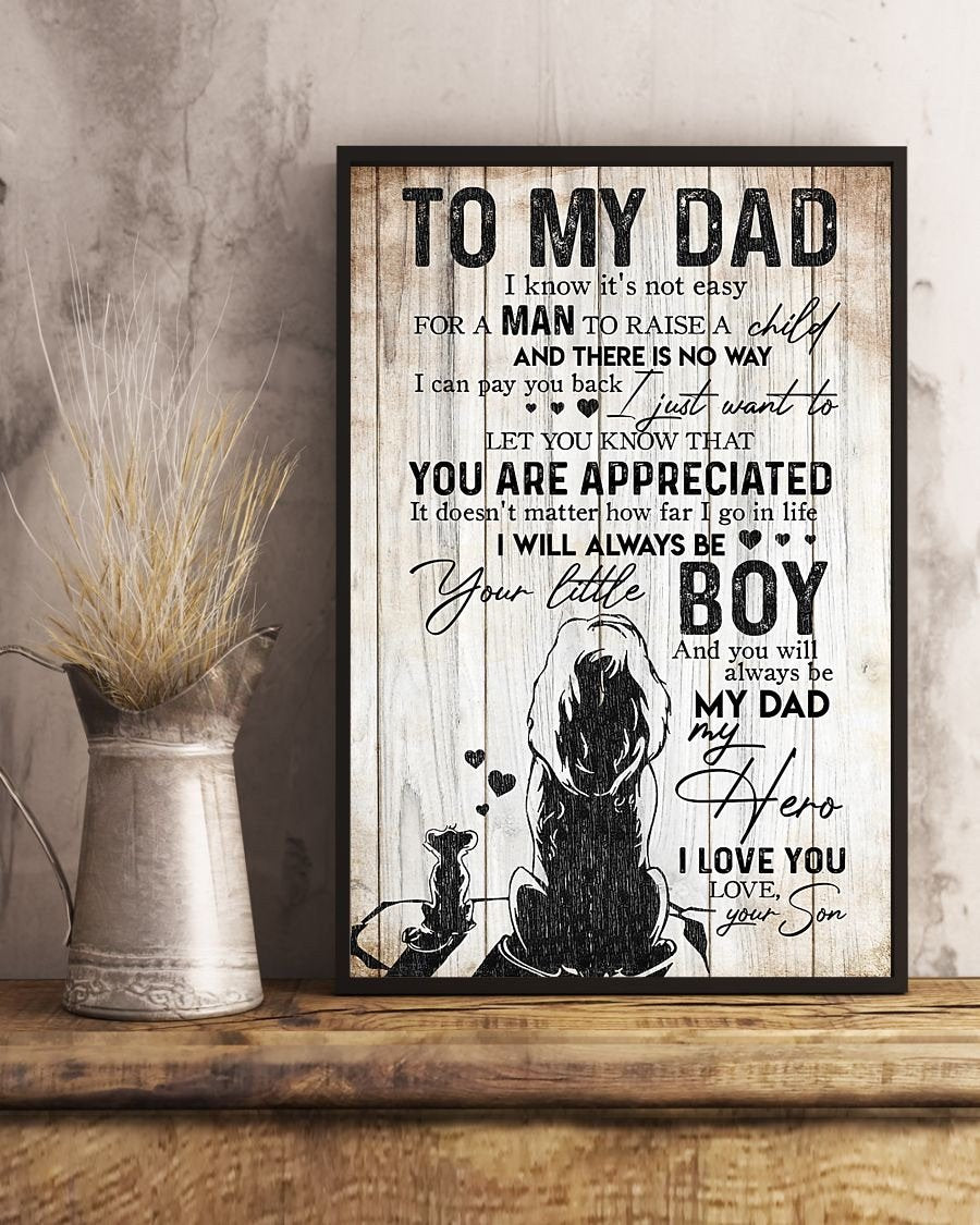 To My Dad Poster-A Loves Gift