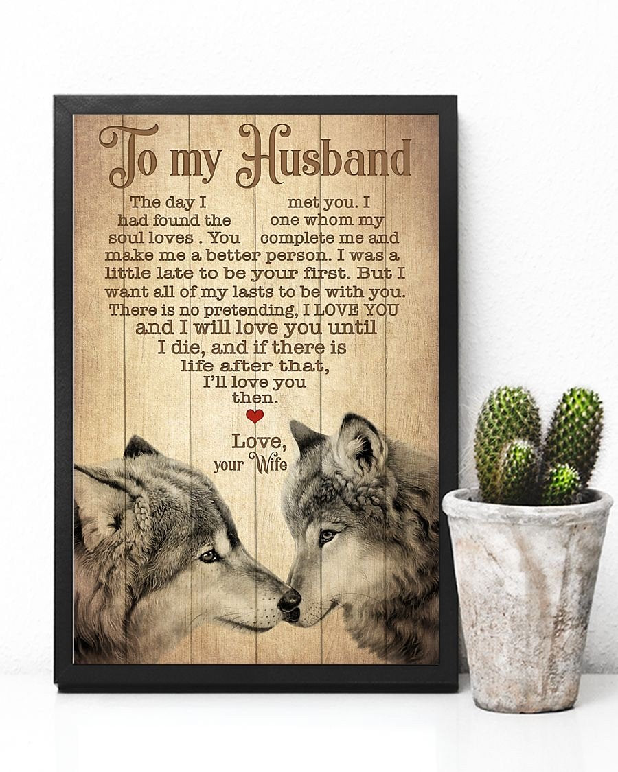 Perfect Gifts For Husband - To My Husband Poster-A Loves Gift
