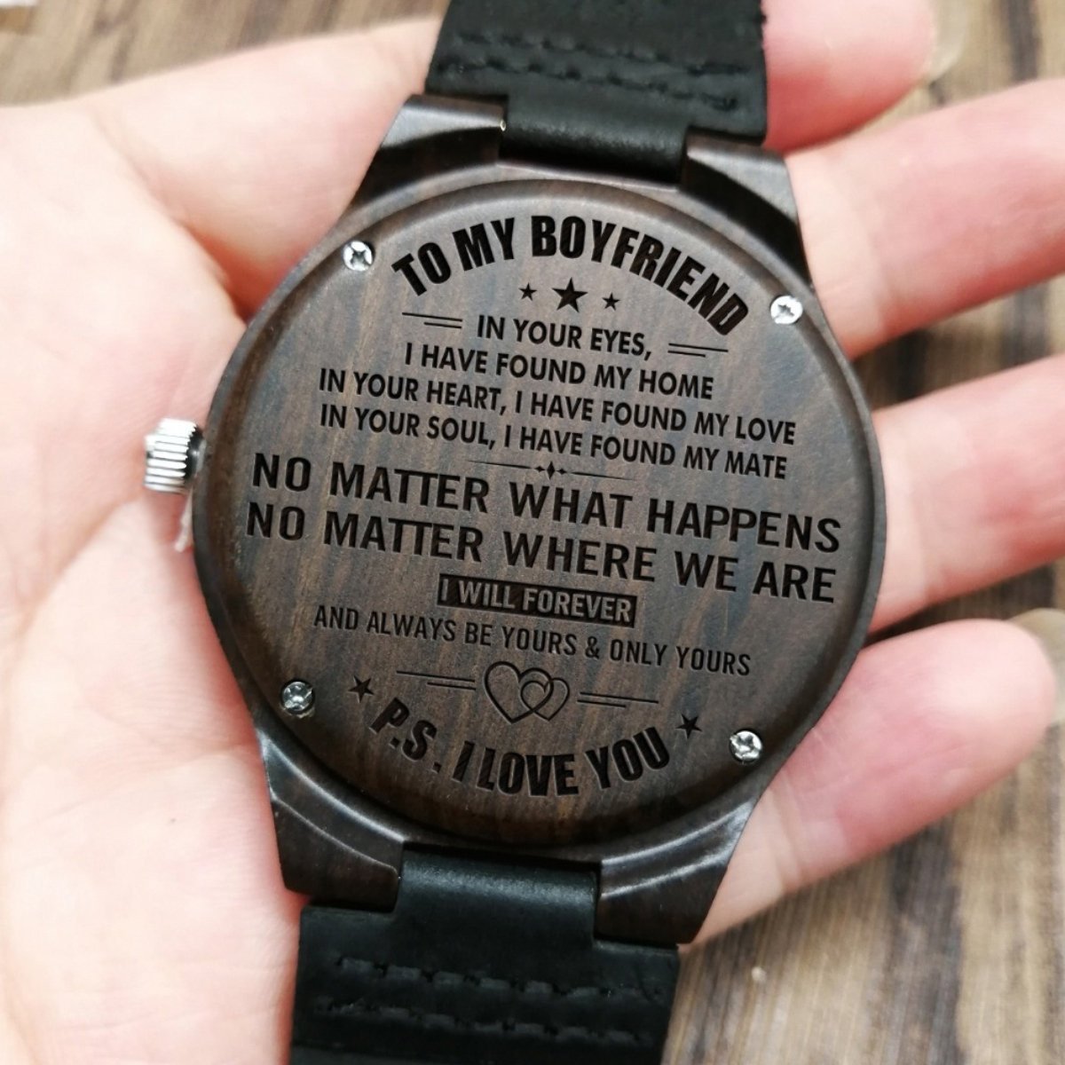 To My Husband Wooden Watch-A Loves Gift