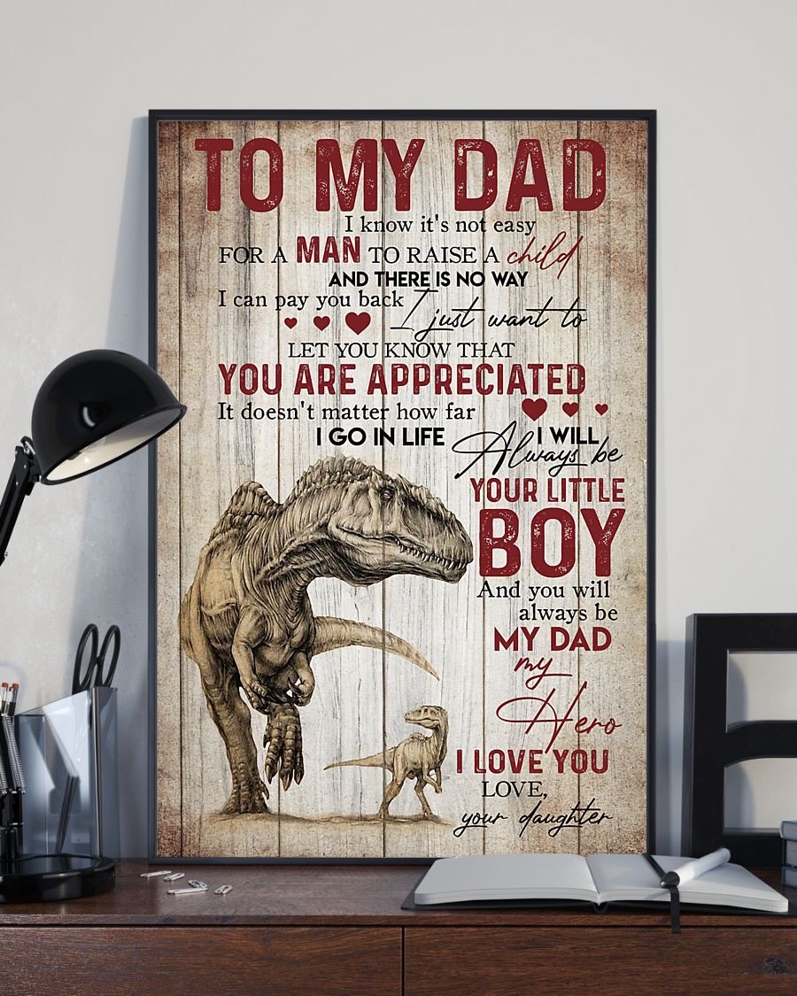 To My Dad Poster-A Loves Gift