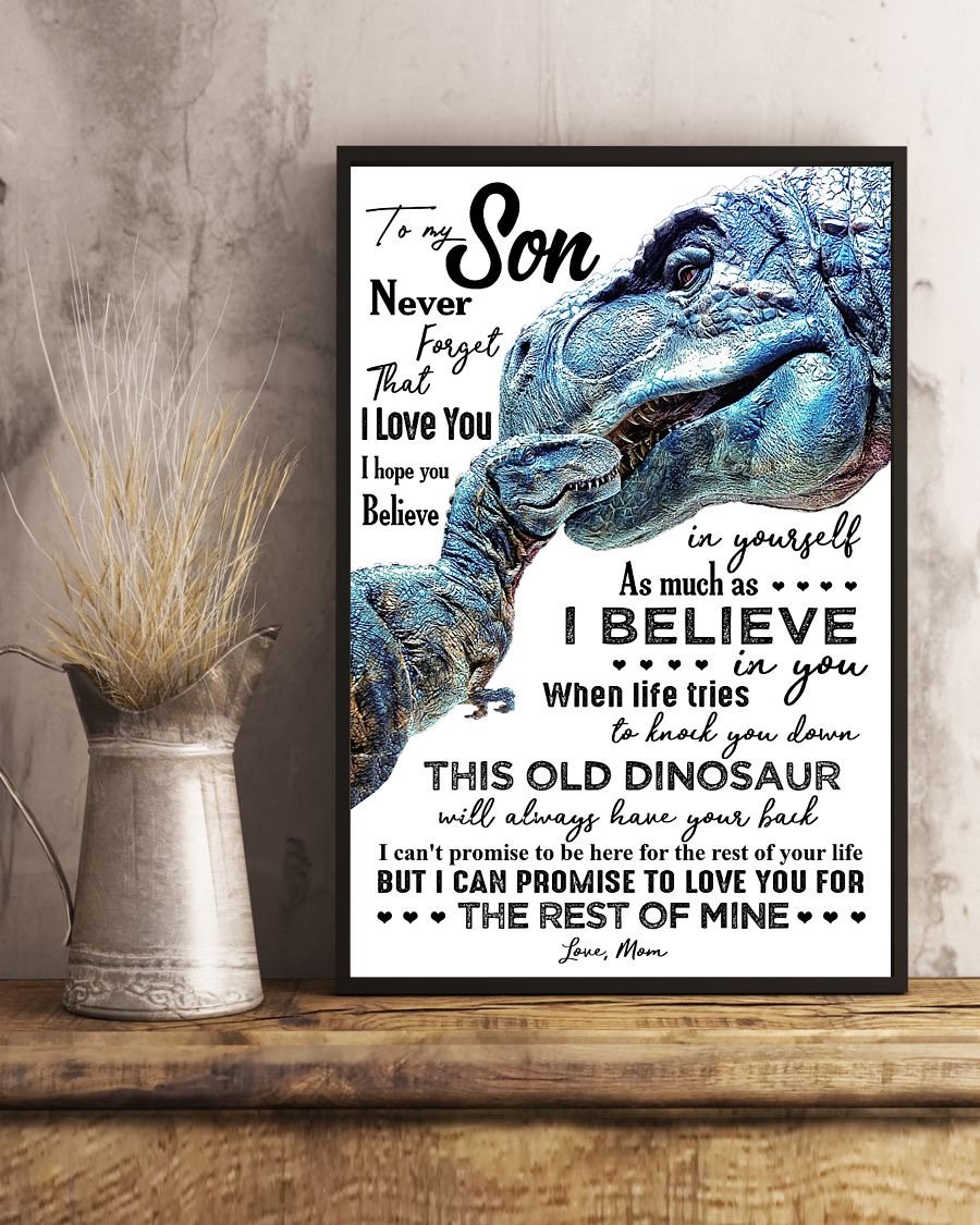 To My Son Poster - Great Gifts For Your Son-A Loves Gift