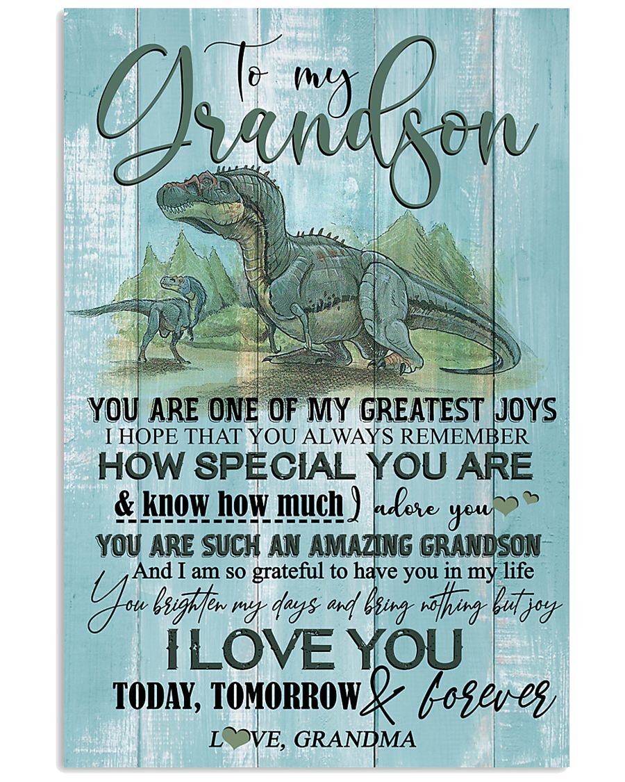 To My Grandson Poster-A Loves Gift