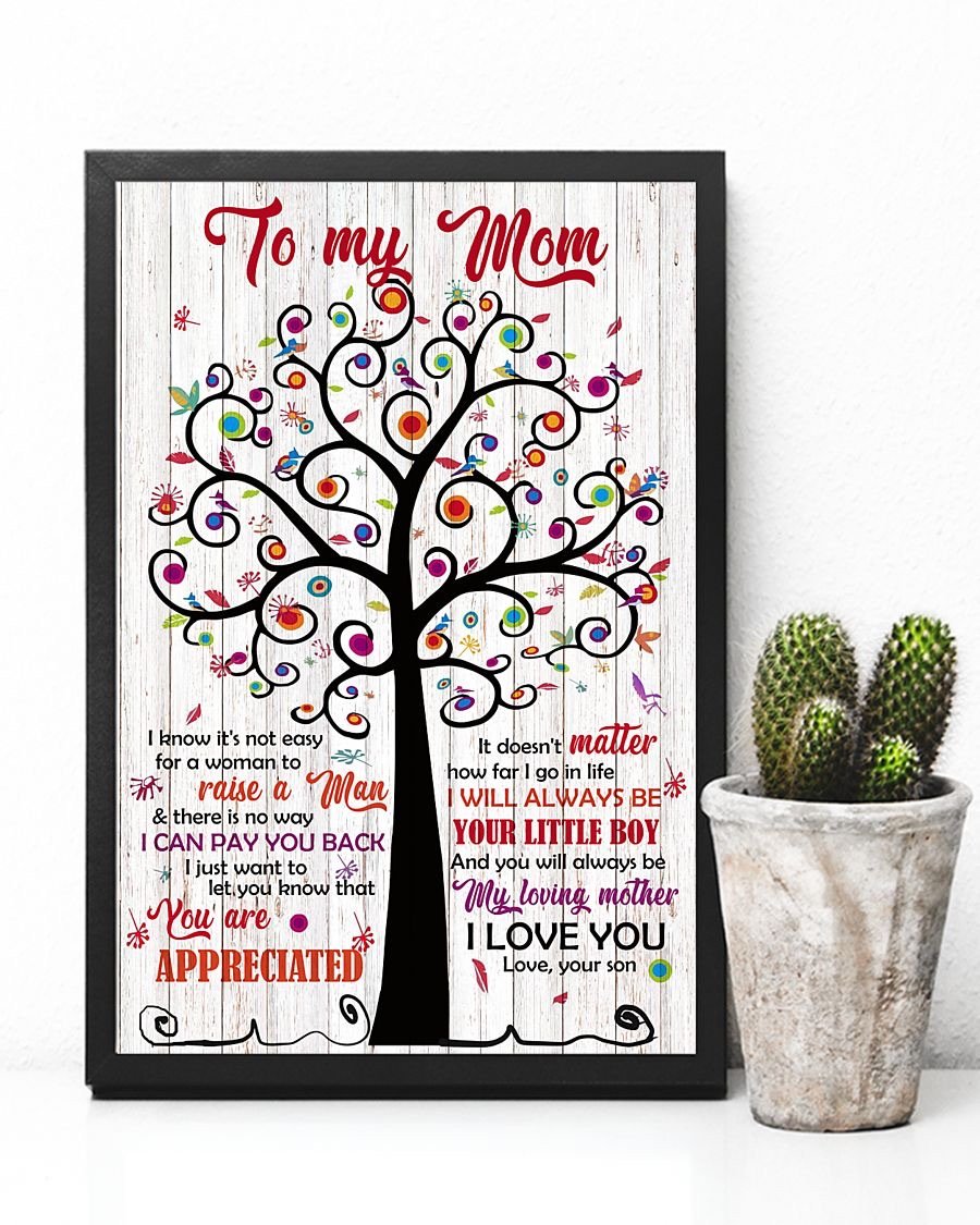 To My Mom Poster-A Loves Gift