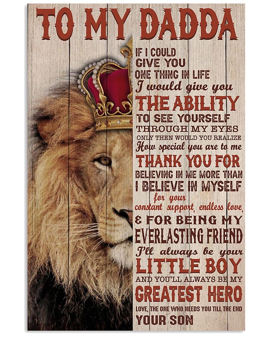 To My Dad Poster-A Loves Gift