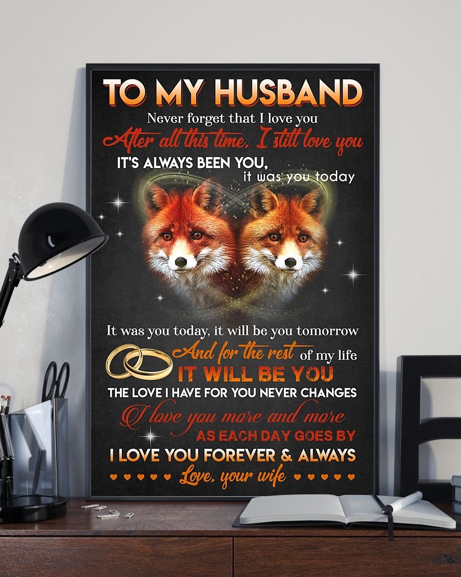 Perfect Gifts For Husband - To My Husband Poster-A Loves Gift