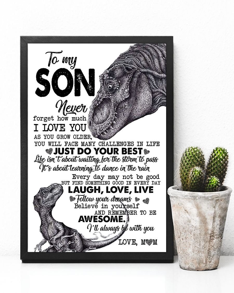 To My Son Poster - Great Gifts For Your Son-A Loves Gift
