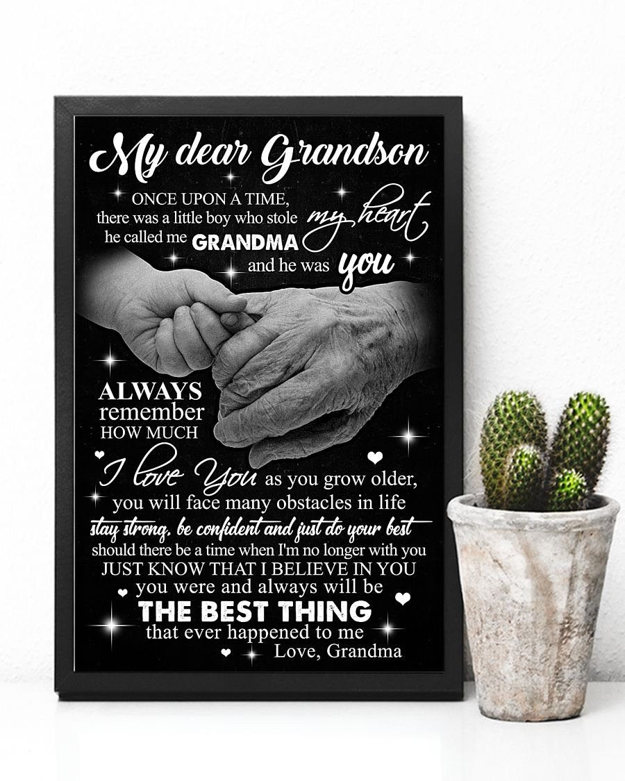 To My Grandson Poster-A Loves Gift