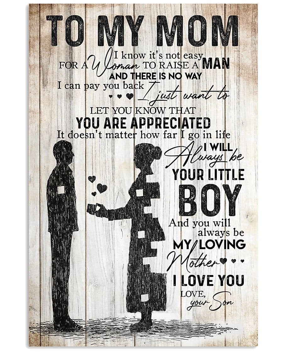 To My Mom Poster-A Loves Gift