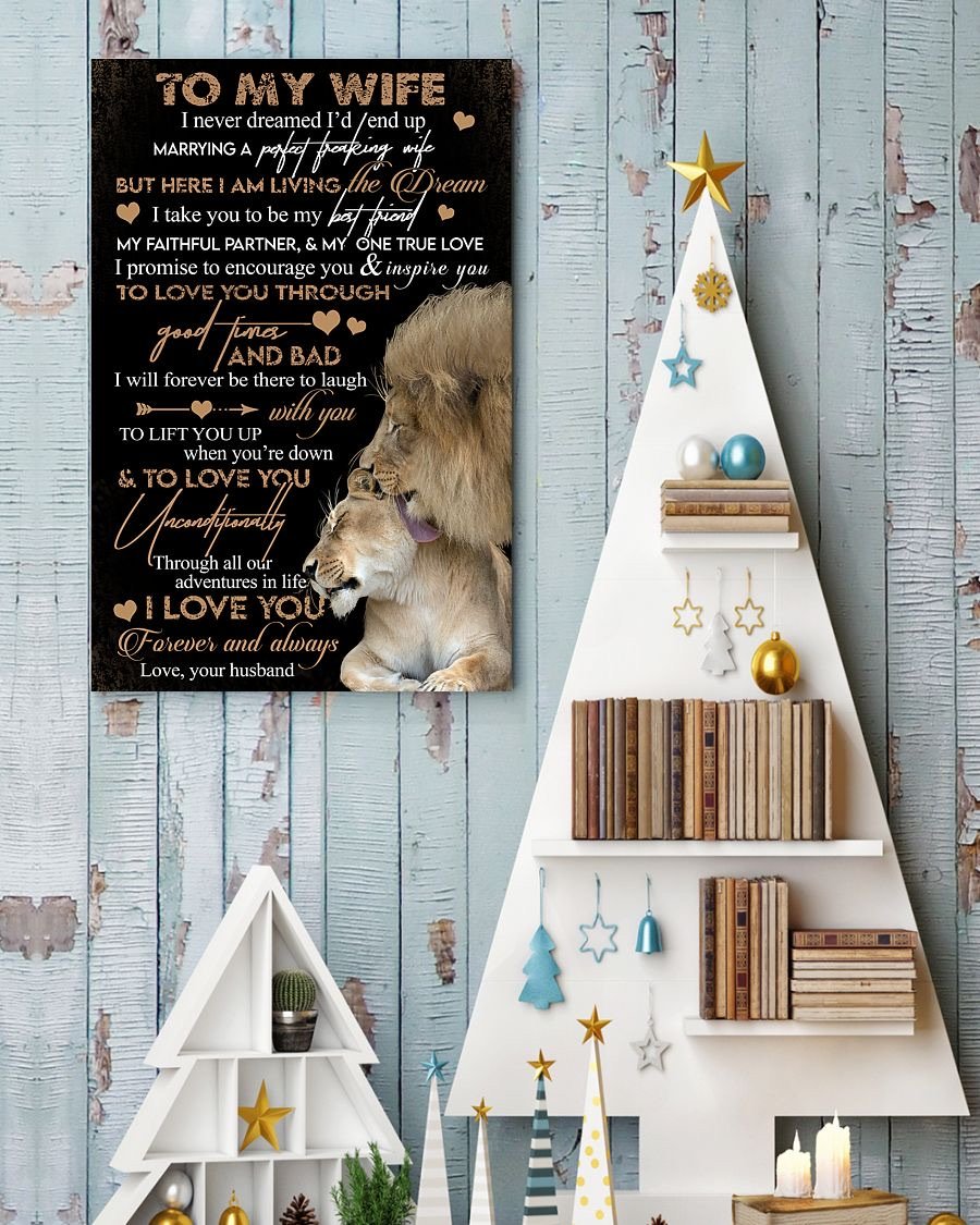 Perfect Gifts For Wife - To My Wife  Poster-A Loves Gift
