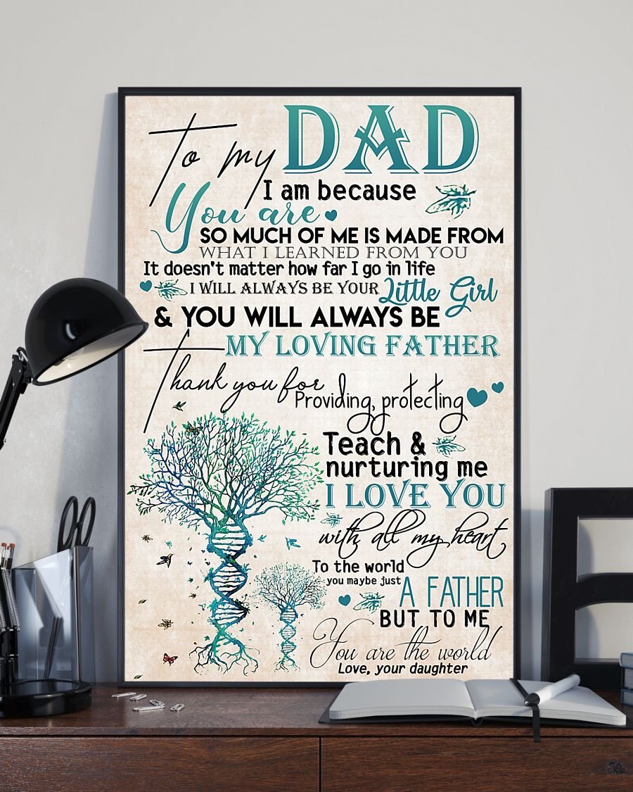 To My Dad Poster-A Loves Gift