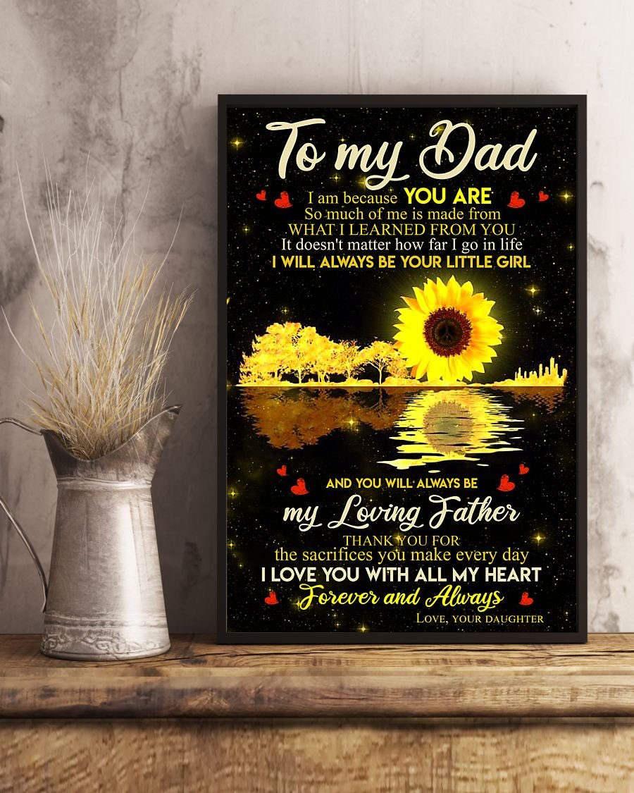 To My Dad Poster-A Loves Gift