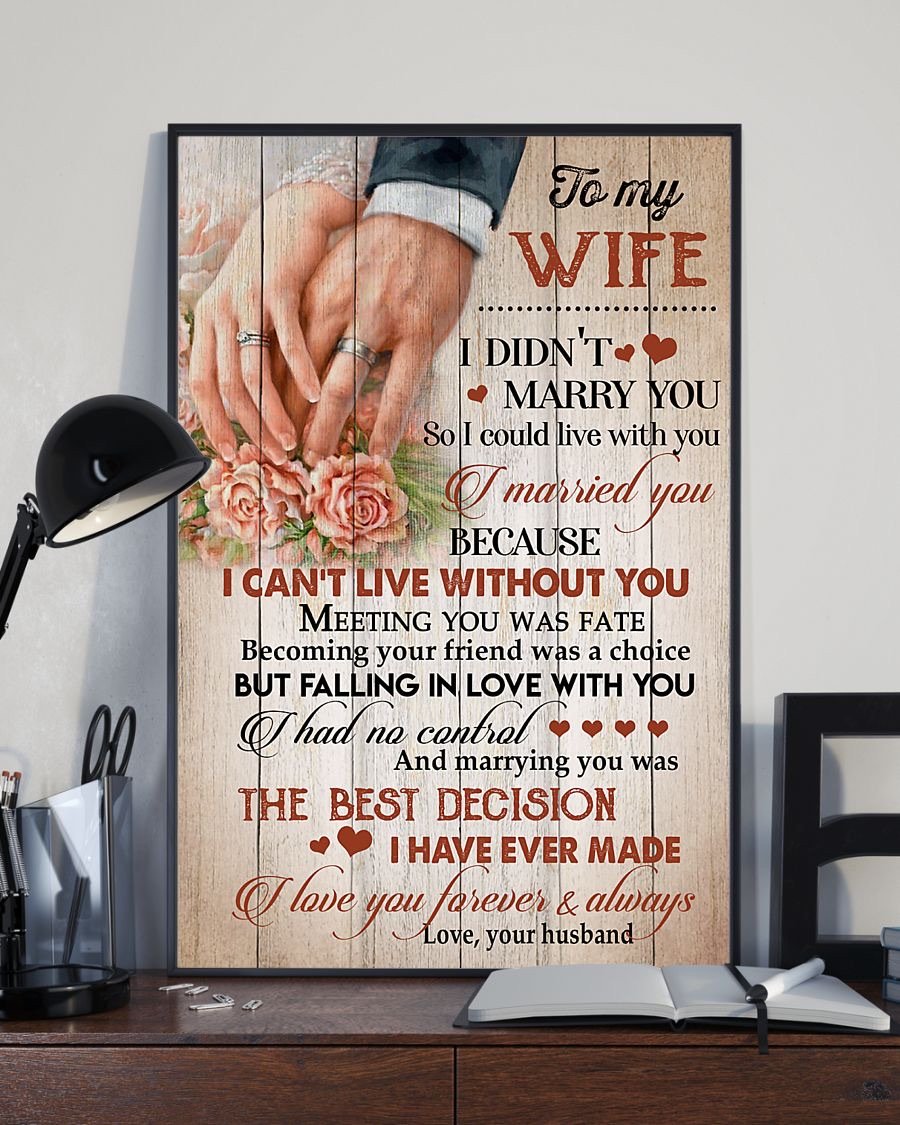 Perfect Gifts For Wife - To My Wife  Poster-A Loves Gift