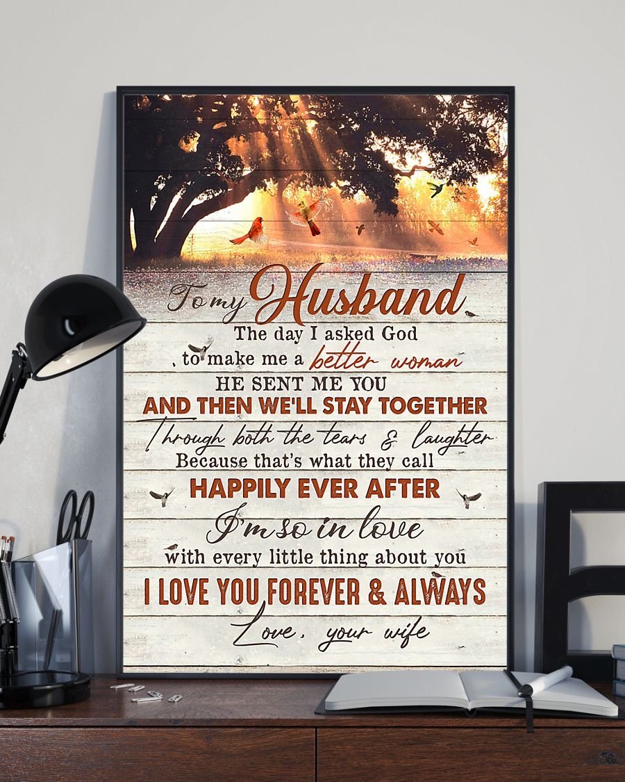 Perfect Gifts For Husband - To My Husband Poster-A Loves Gift