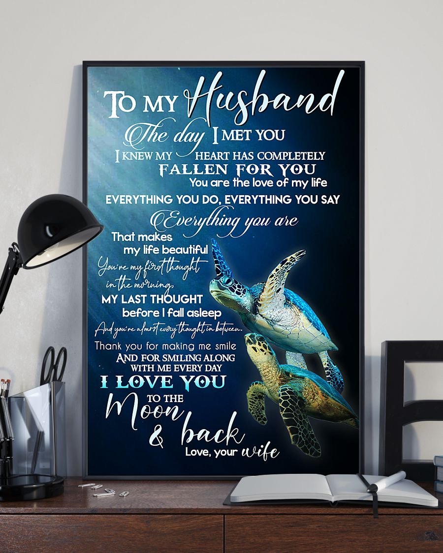 Perfect Gifts For Husband - To My Husband Poster-A Loves Gift