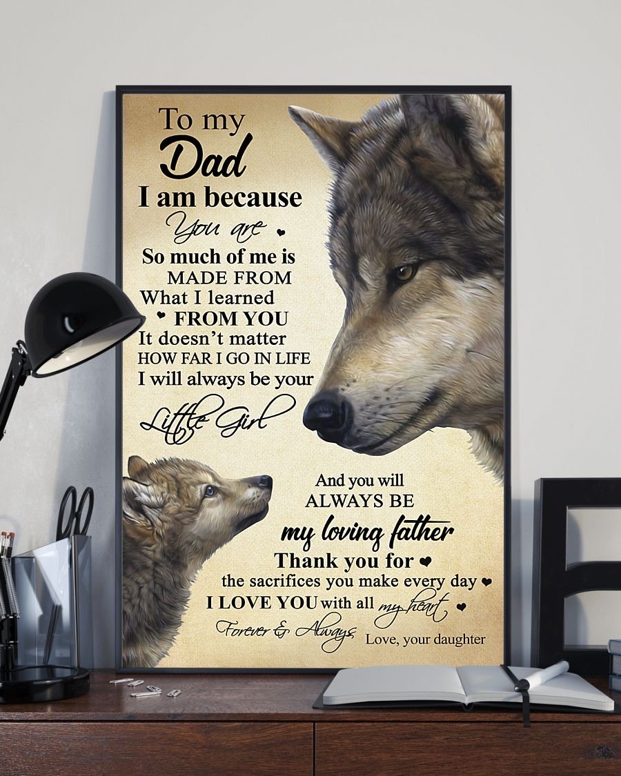 To My Dad Poster-A Loves Gift
