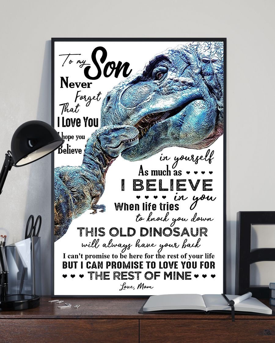 To My Son Poster - Great Gifts For Your Son-A Loves Gift