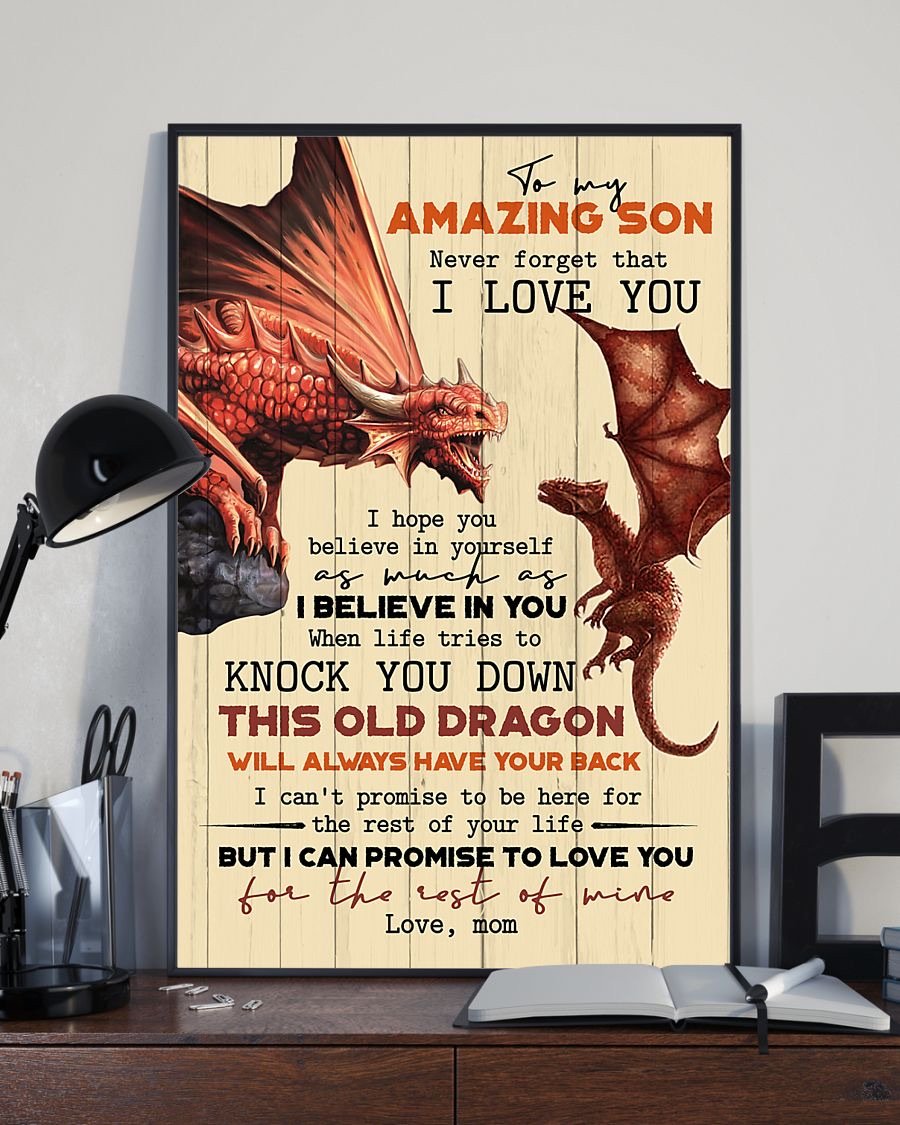 To My Son Poster - Great Gifts For Your Son-A Loves Gift