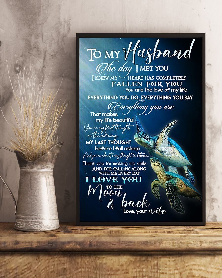 Perfect Gifts For Husband - To My Husband Poster-A Loves Gift