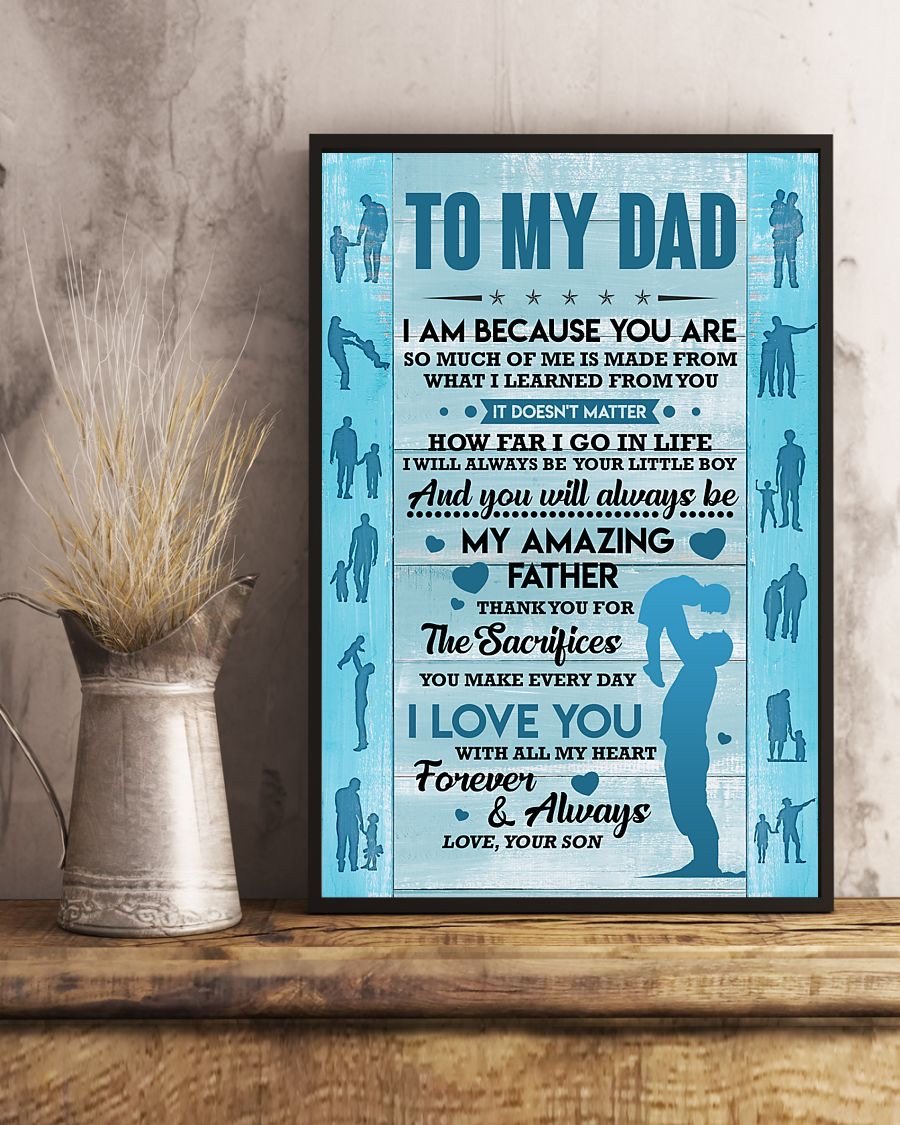 To My Dad Poster-A Loves Gift