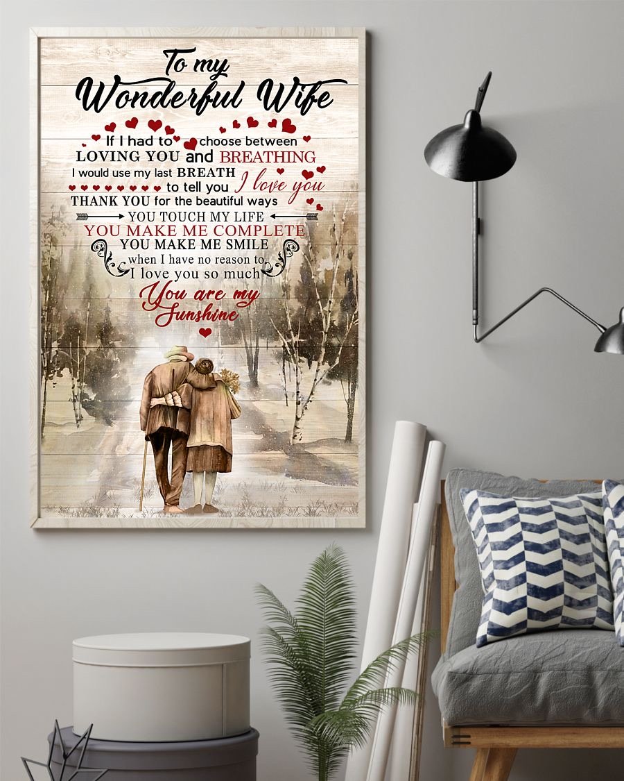 Perfect Gifts For Wife - To My Wife  Poster-A Loves Gift