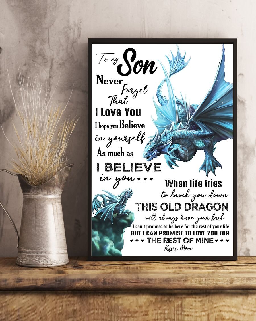 To My Son Poster - Great Gifts For Your Son-A Loves Gift