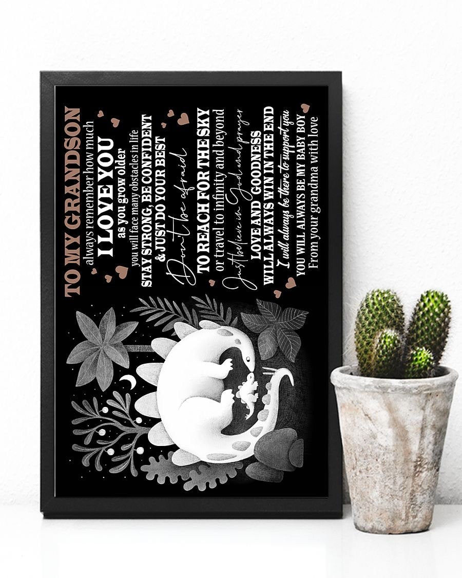 To My Grandson Poster-A Loves Gift