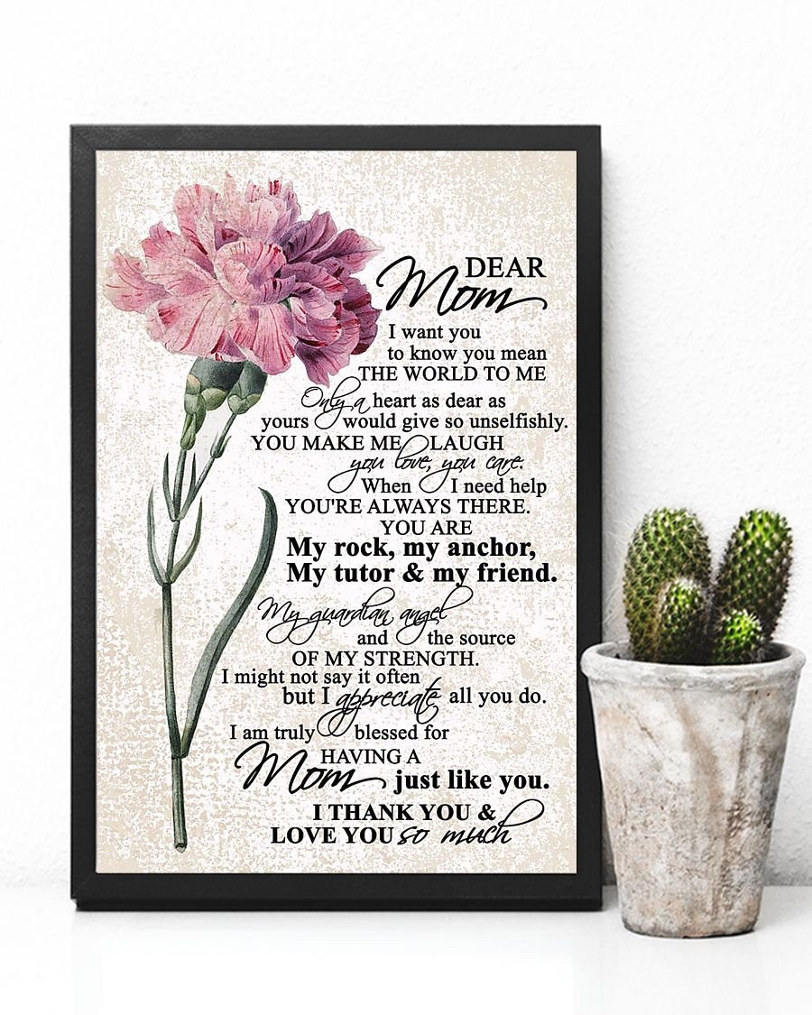 To My Mom Poster-A Loves Gift