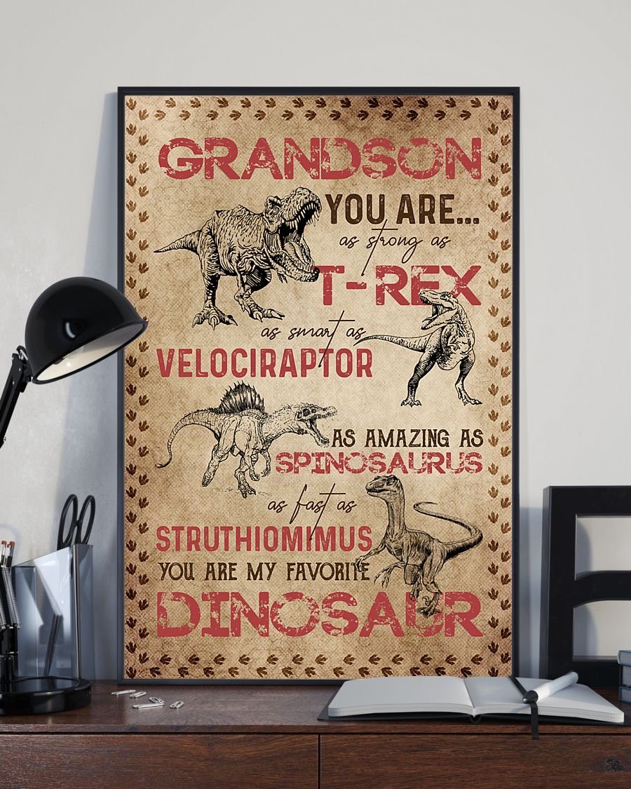 To My Grandson Poster-A Loves Gift