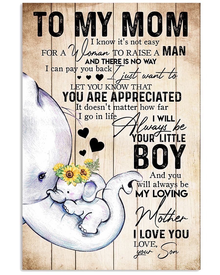 To My Mom Poster-A Loves Gift