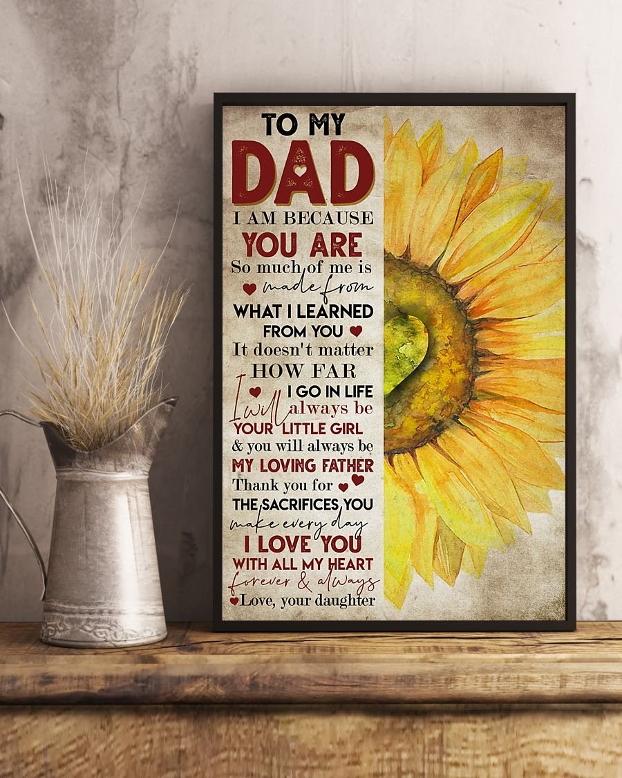 To My Dad Poster-A Loves Gift
