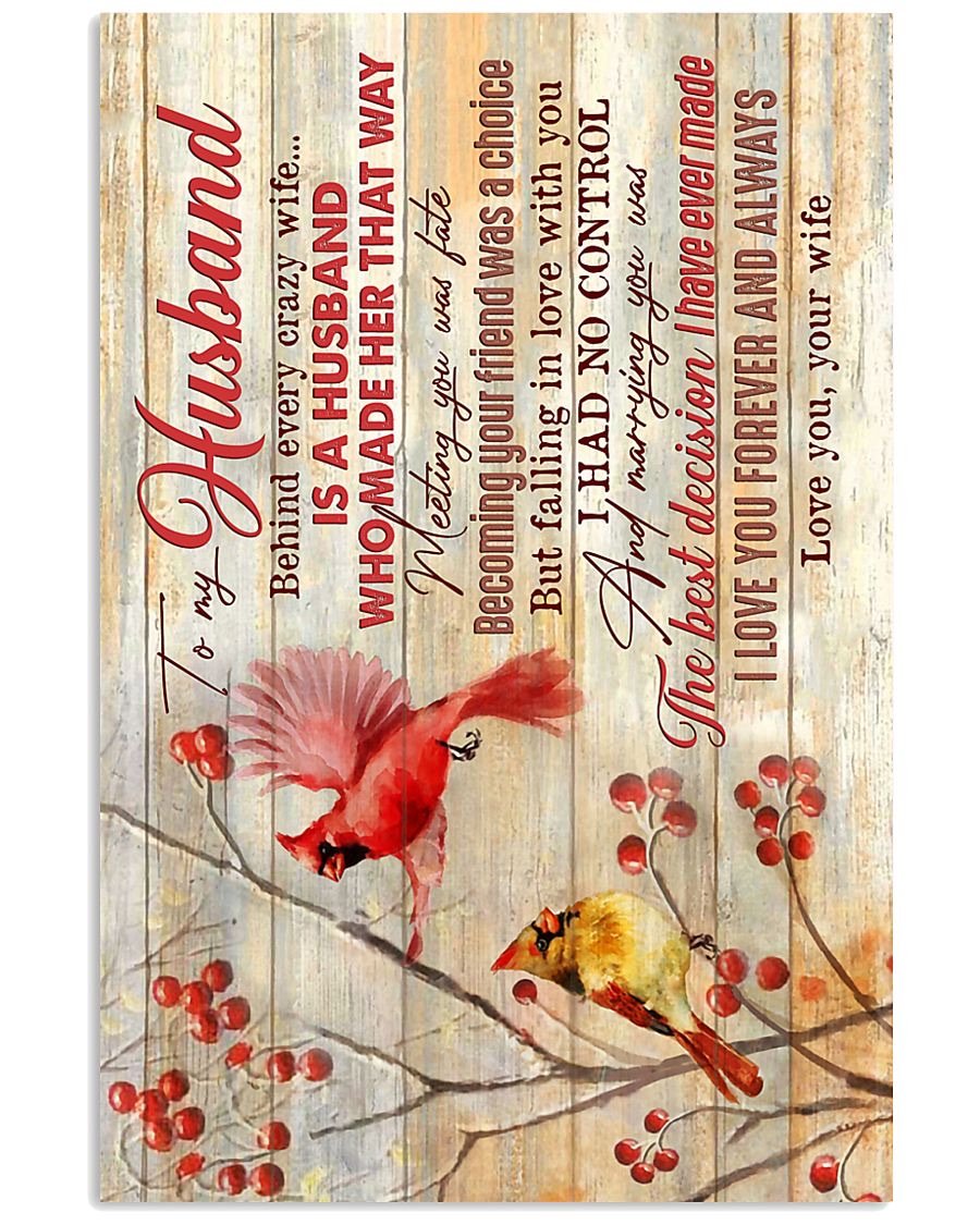 Perfect Gifts For Husband - To My Husband Poster-A Loves Gift