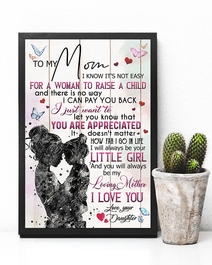 To My Mom Poster-A Loves Gift