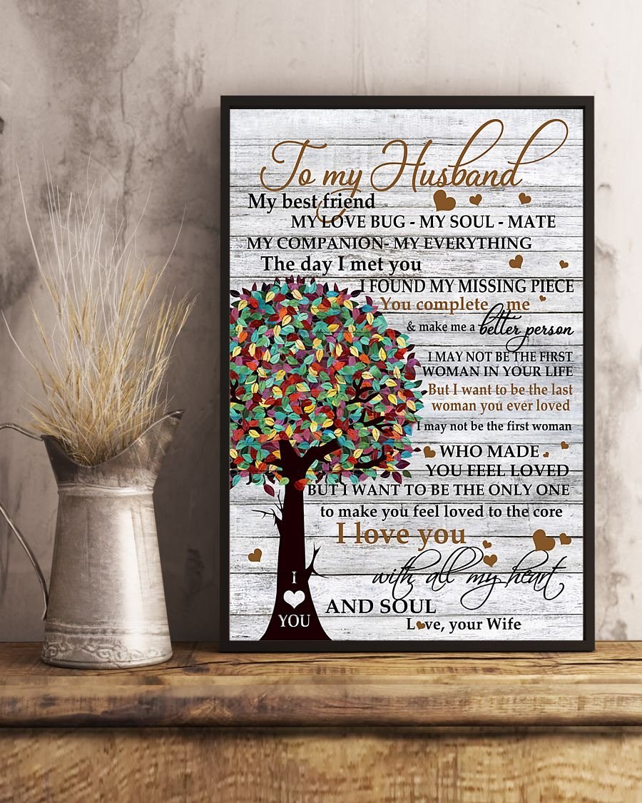Perfect Gifts For Husband - To My Husband Poster-A Loves Gift