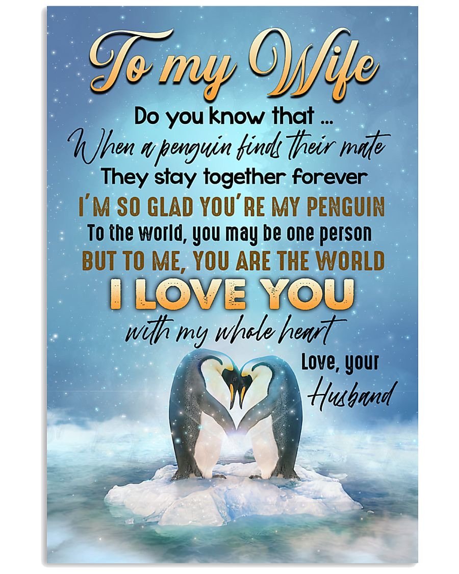 Perfect Gifts For Wife - To My Wife  Poster-A Loves Gift