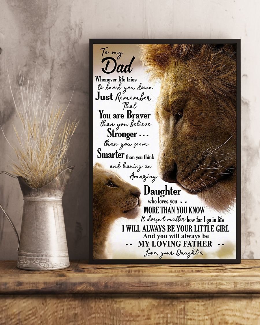 To My Dad Poster-A Loves Gift