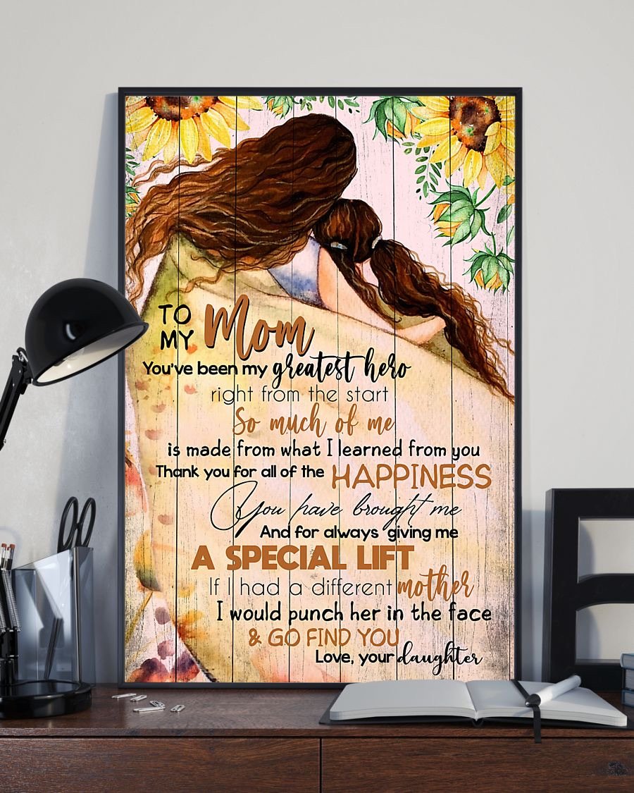 To My Mom Poster-A Loves Gift
