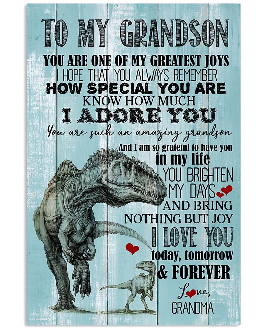 To My Grandson Poster-A Loves Gift
