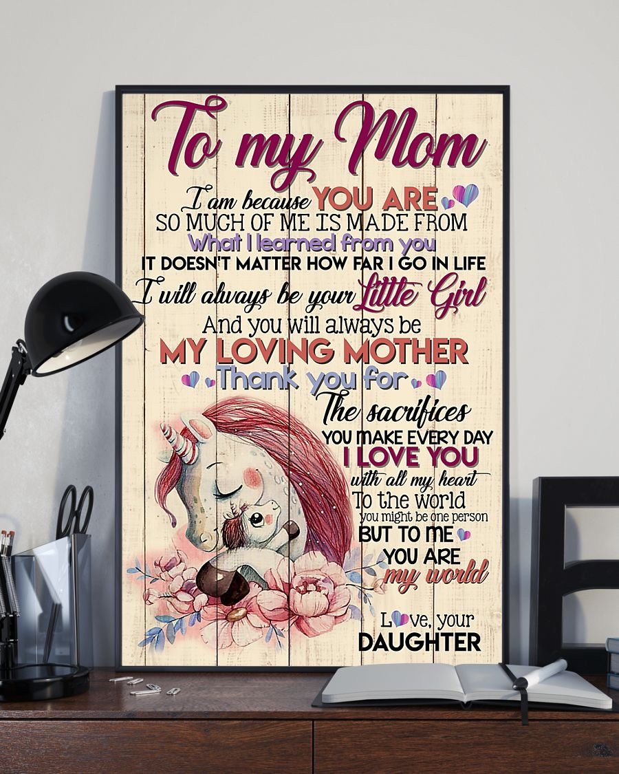 To My Mom Poster-A Loves Gift