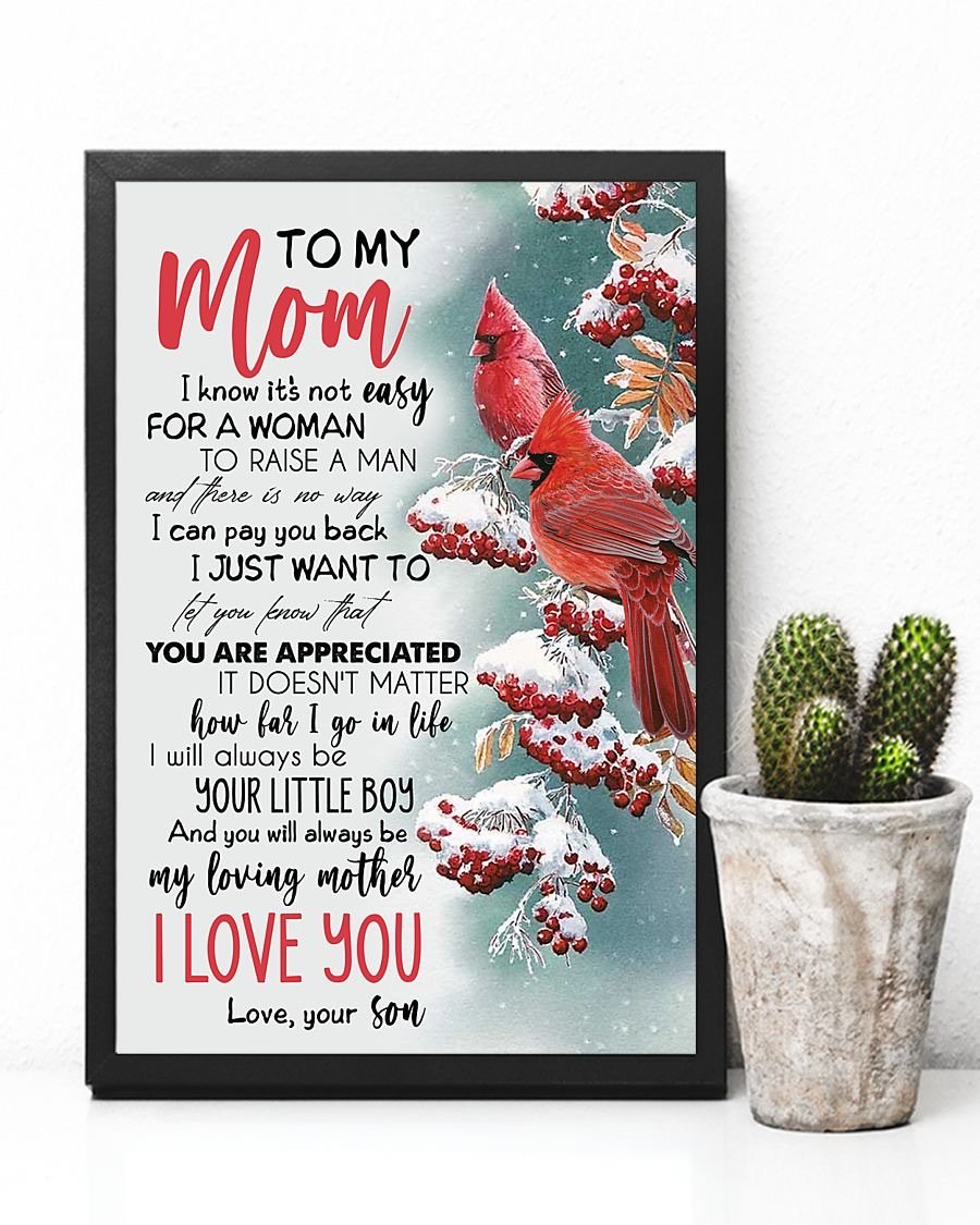 To My Mom Poster-A Loves Gift