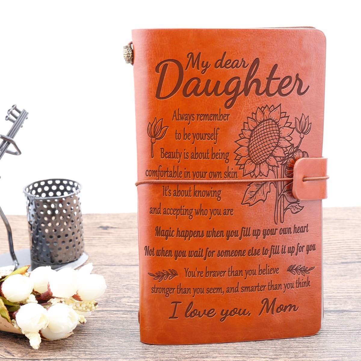 To My Daughter - Vintage Journal Notebook-A Loves Gift